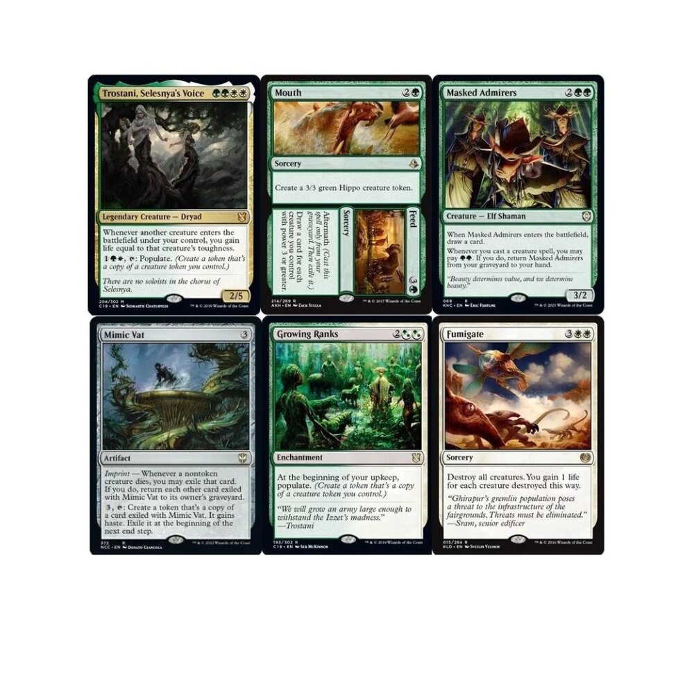 MTG Commander EDH Deck Trostani, Selesnya's Voice 100 Cards Custom Token Deck NM